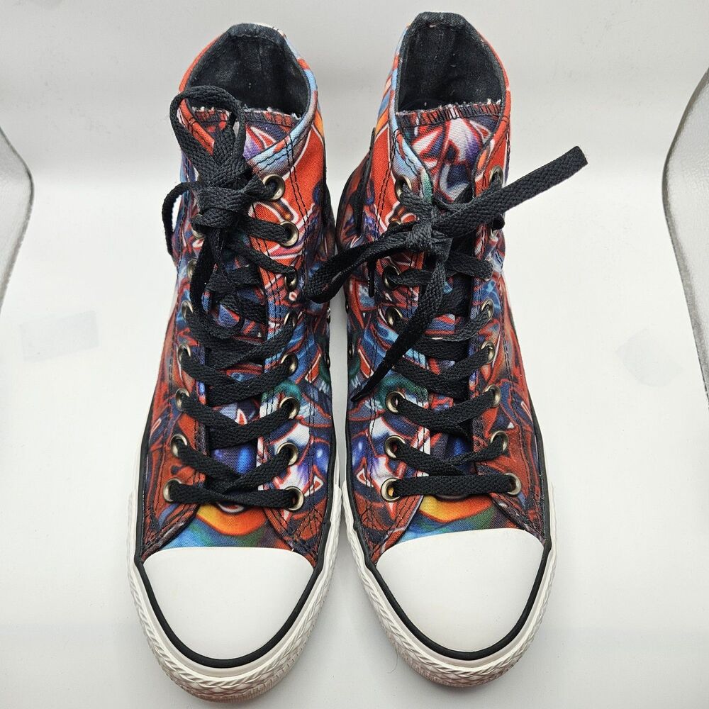 Converse‎ CTAS Unisex Graffiti City Art Urban High Top Sneakers Size M8 W10 READ
